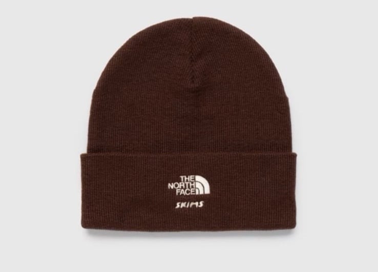 skims north face beanie