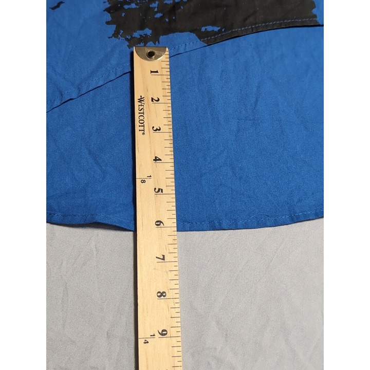 Hi Lo ZeCoo Sleeveless Blue Lightweight Dress Size L Cotton Blend - detail