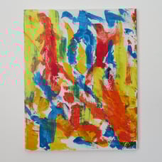 Original Acrylic Abstract Painting on Canvas 16 x 20 Signed 2020