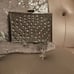 NEW INC Large Silver Rhinestone Clutch