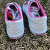NEW Polo Ralph Lauren Elmwood size 7.5 Womens Pink Rainbow shoes