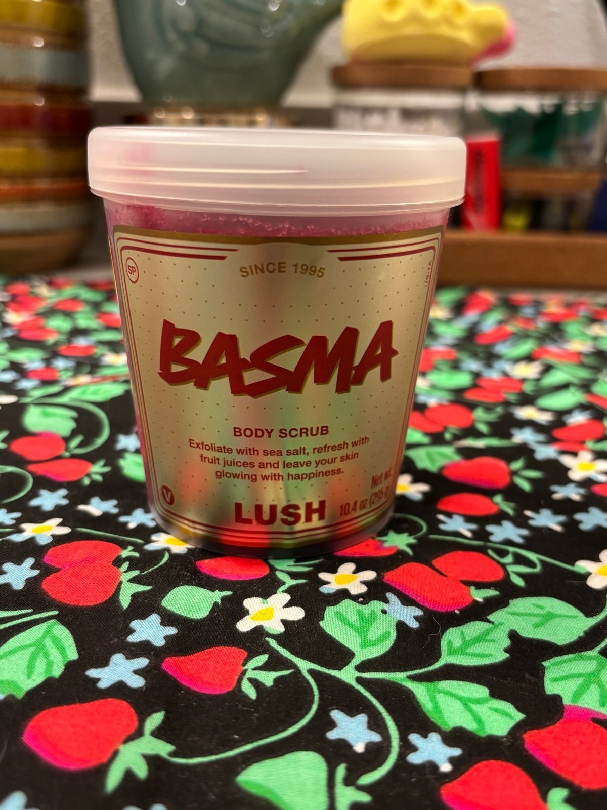 Lush Basma sugar scrub 10.4oz pot new/unused limited edition