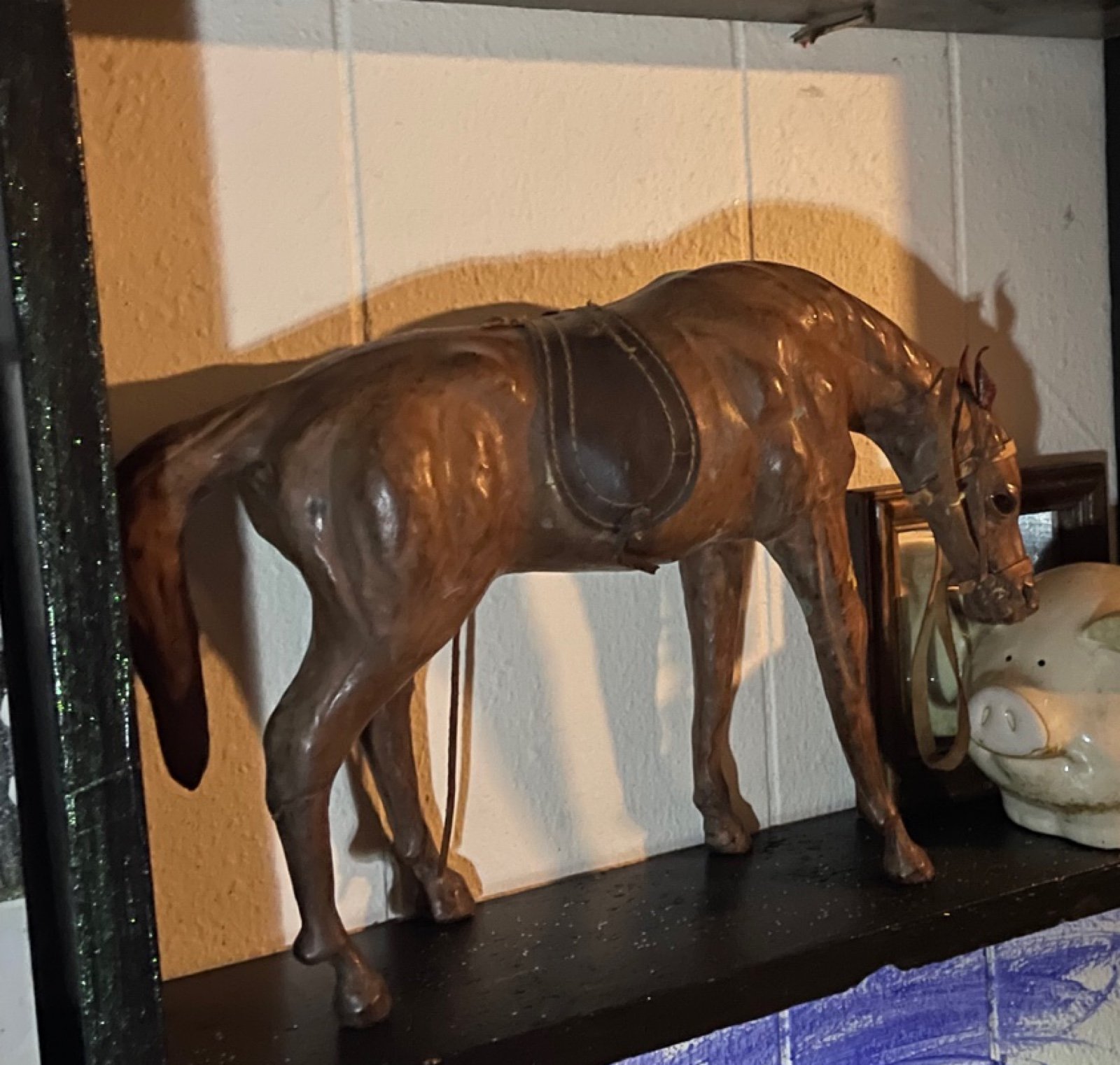 Leather horse vintage