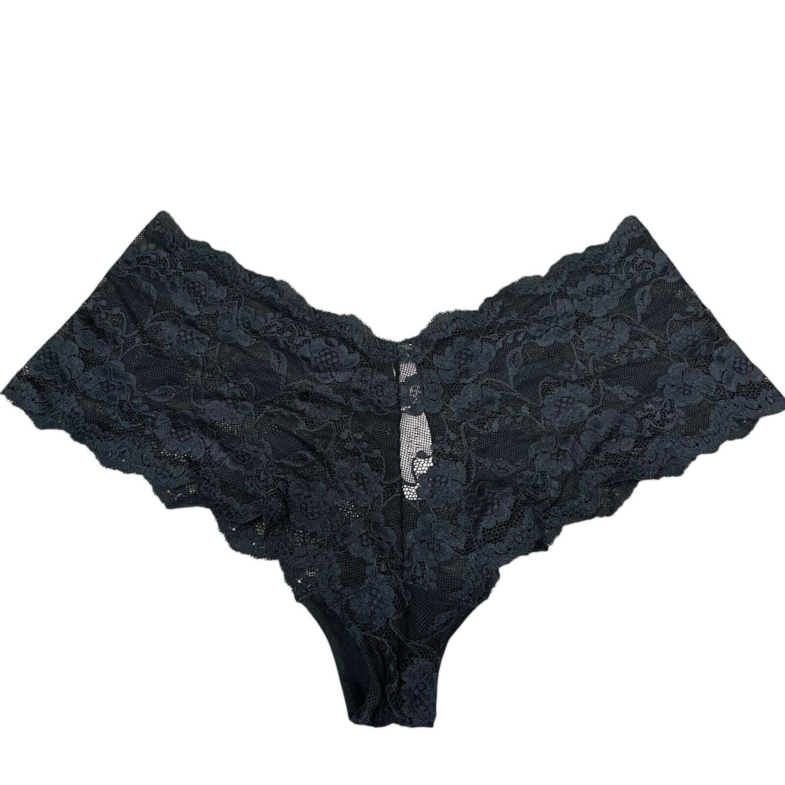 Victoria Secret Panties Women’s large Floral Lace Cheeky L Vintage
