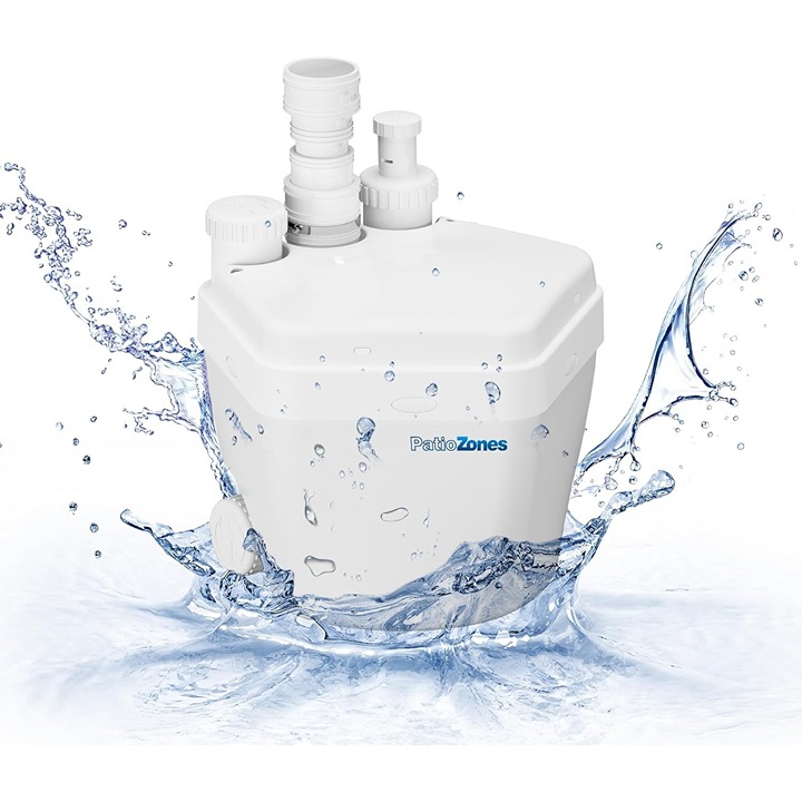 250 Utility Sink Pump 1850 GPH Drain Sewage Basement Laundry Indoor Outdoor