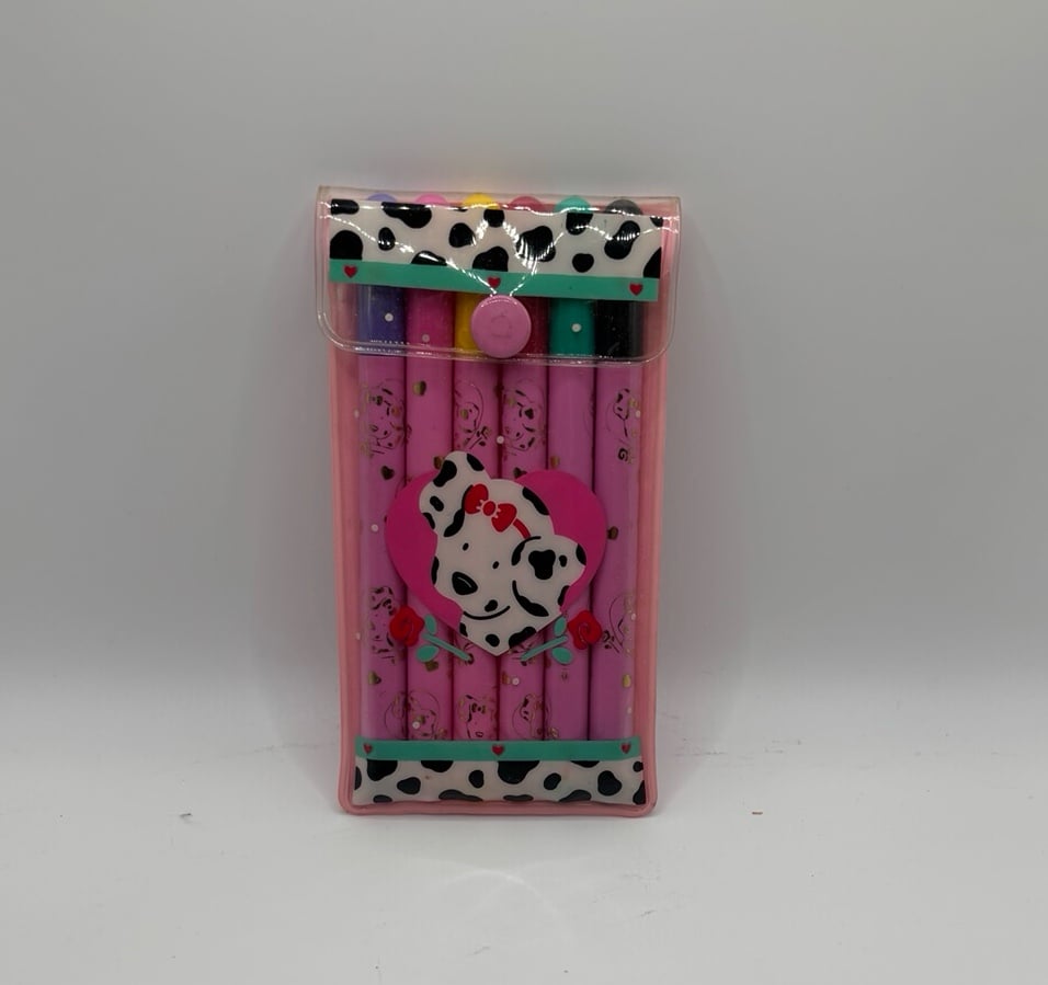 Vintage Spottie Dottie 1992 Pen Marker with original bag Sanrio