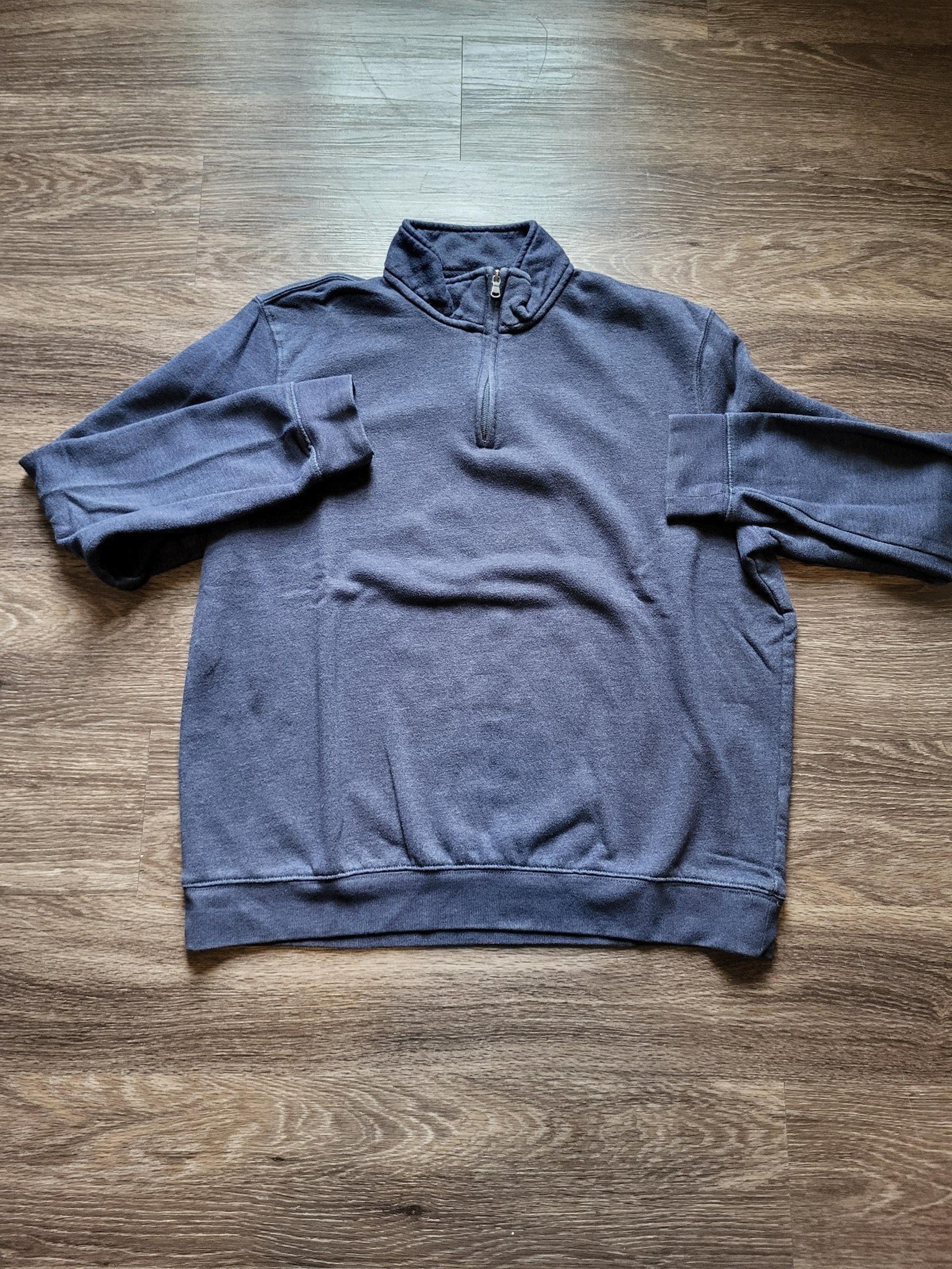 Men's Croft and Borrow Quarter Zip Pullover Sweatshirt - Large
