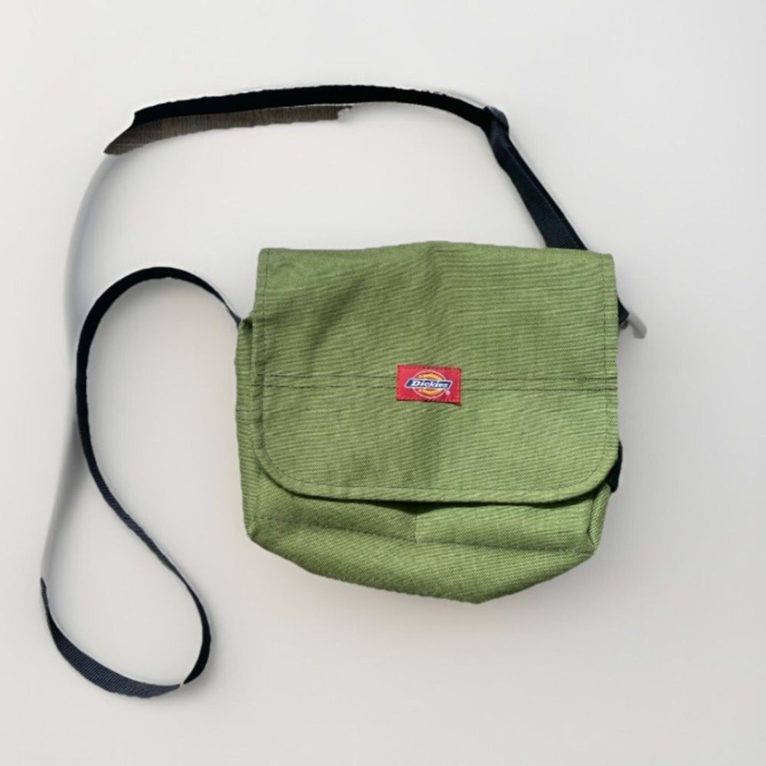 DICKIES Mini Crossbody Messenger Bag Olive Green Logo 90s Y2K Grunge Gorpcore