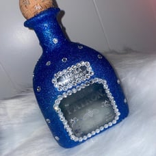 Glitter patron bottle