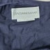 Cynthia & Sahar Long Sleeve Draped Stretch Satin Mermaid Dress Midnight XL CS102