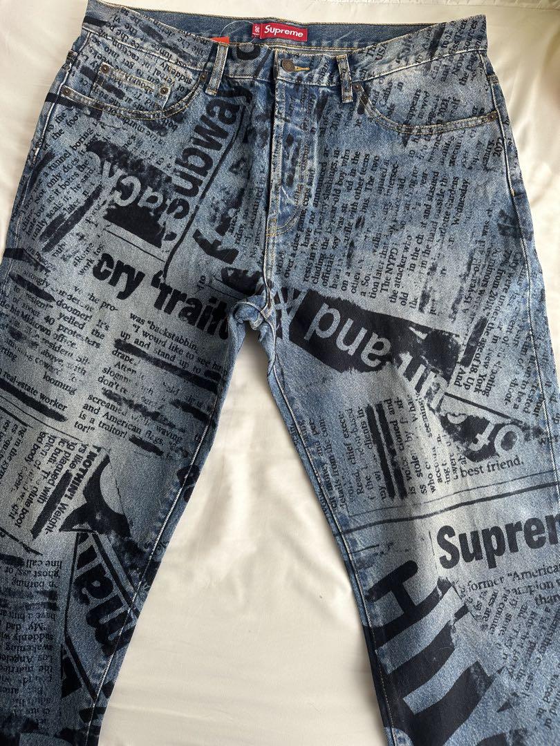 Supreme Regular Jean Newspaper 36 Other