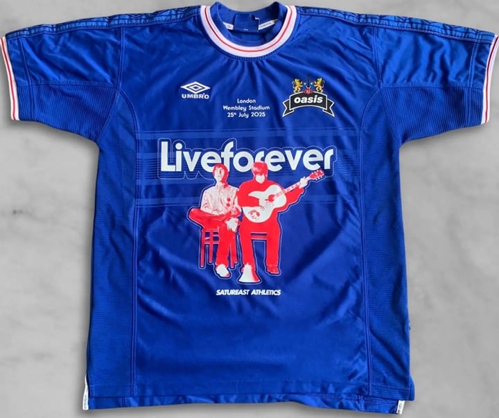 OASIS LIVE FOREVER Jersey Size XL