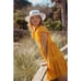 Anthropologie En Saison Isabetta Eyelet Mini Dress Yellow NWT Small