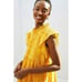 Anthropologie En Saison Isabetta Eyelet Mini Dress Yellow NWT Small