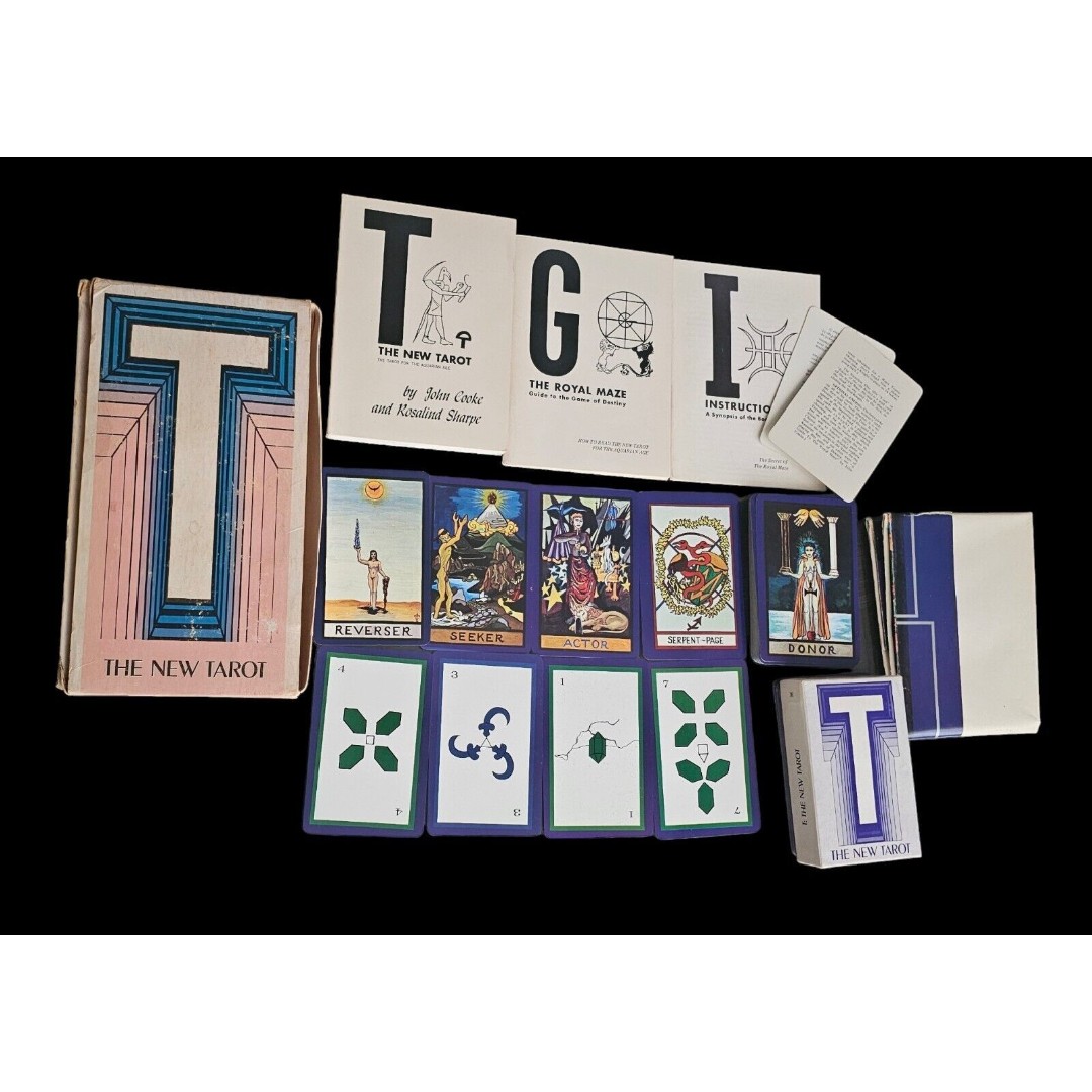 The New Tarot for The Aquarian Age Complete Box Set Vintage 1970 - READ