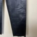 First Classic Leather Gear Black Pebbled Leather Jeans Pants High Waisted 8