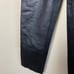 First Classic Leather Gear Black Pebbled Leather Jeans Pants High Waisted 8