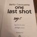 One Last Shot Betty Cayouette Illumicrate Afterlight Special Edition Signed