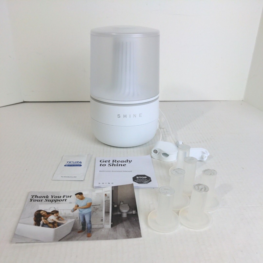 NEW! Shine Bathroom Assistant New! 5 Cleaning pods included NEW! Shine Bathroom Assistant New! 5 Cleaning pods included