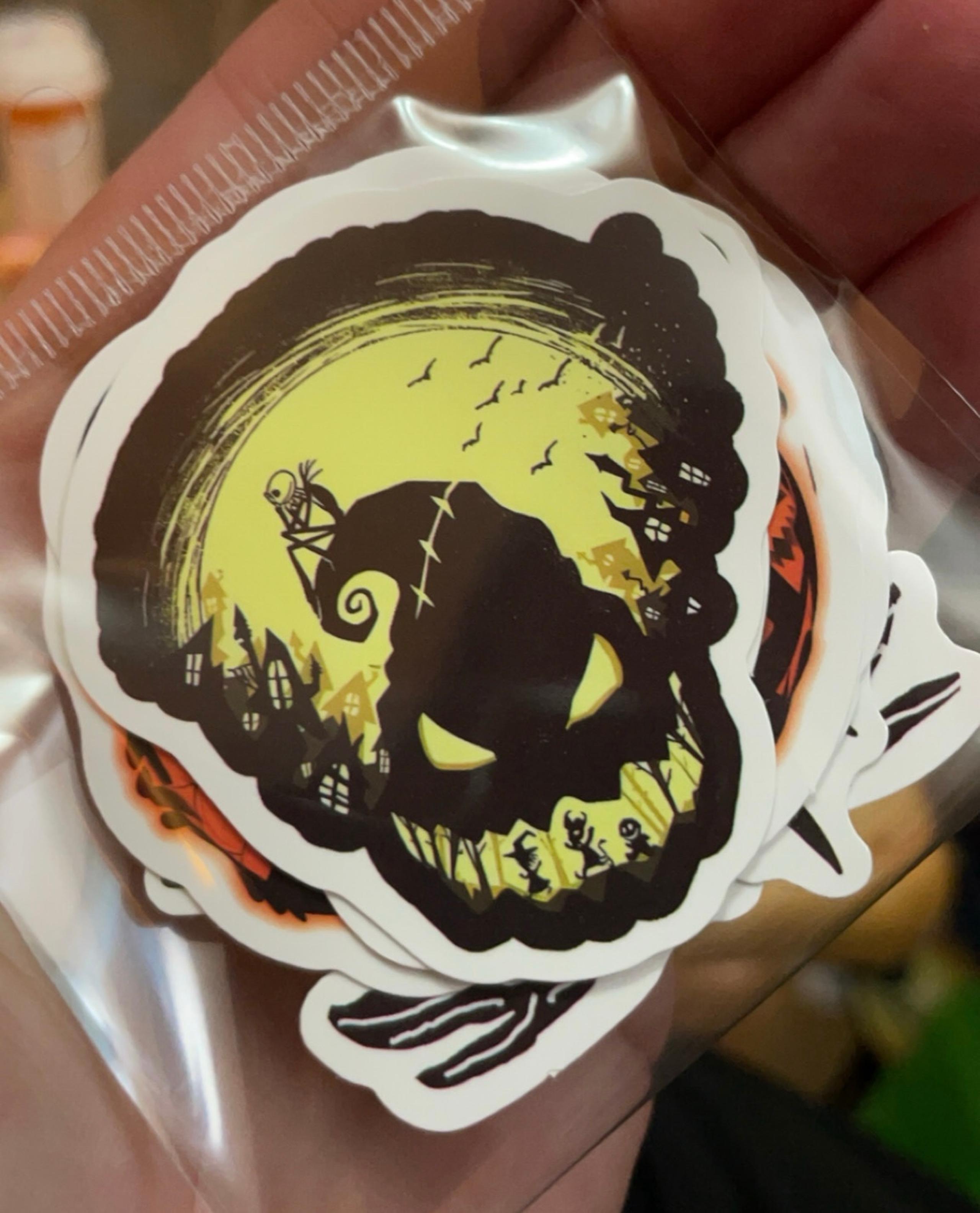 7 PC Nightmare Before Christmas Stickers