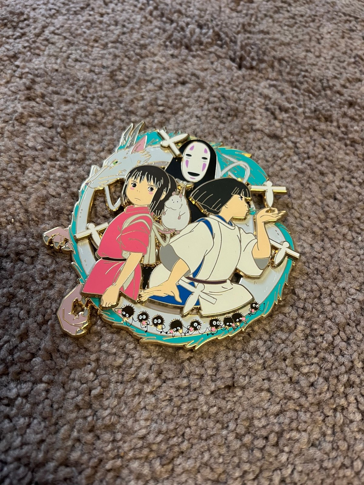 Sprited away chihiro and haku Pin