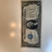 1928A blue seal, rare, one dollar silver certificate