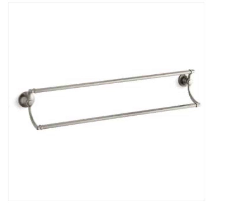 Kholer K-11413-BN 24in Double Towel Bar