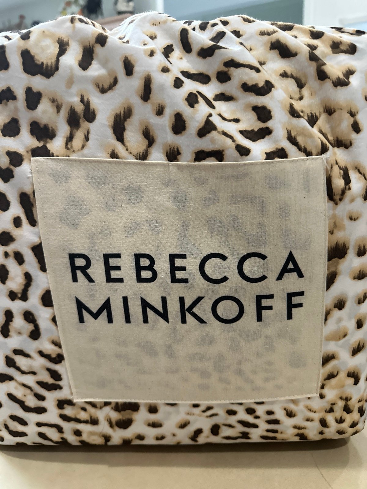 REBECCA MINKOFF 3pc FULL/QUEEN QUILT SET MODERN LEOPARD BEAUTIFUL BNIP 199