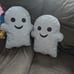 Halloween sparkle ghost pillows 2 18 new