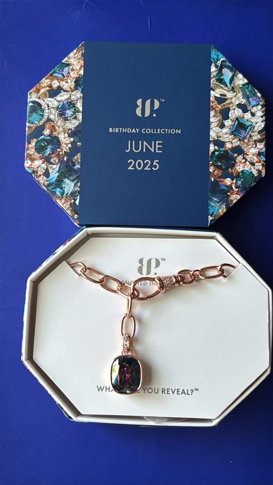 June 2025 Devotion To You Bomb Party Rose Gold necklace