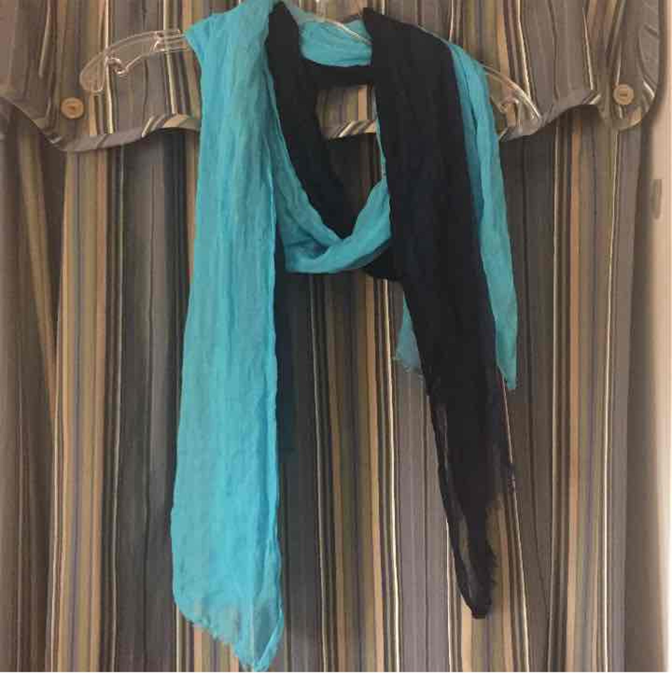Blue ombré scarf WHBM