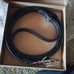 Coach F26178 Small Leather Dog Pet Leash, SV/Black