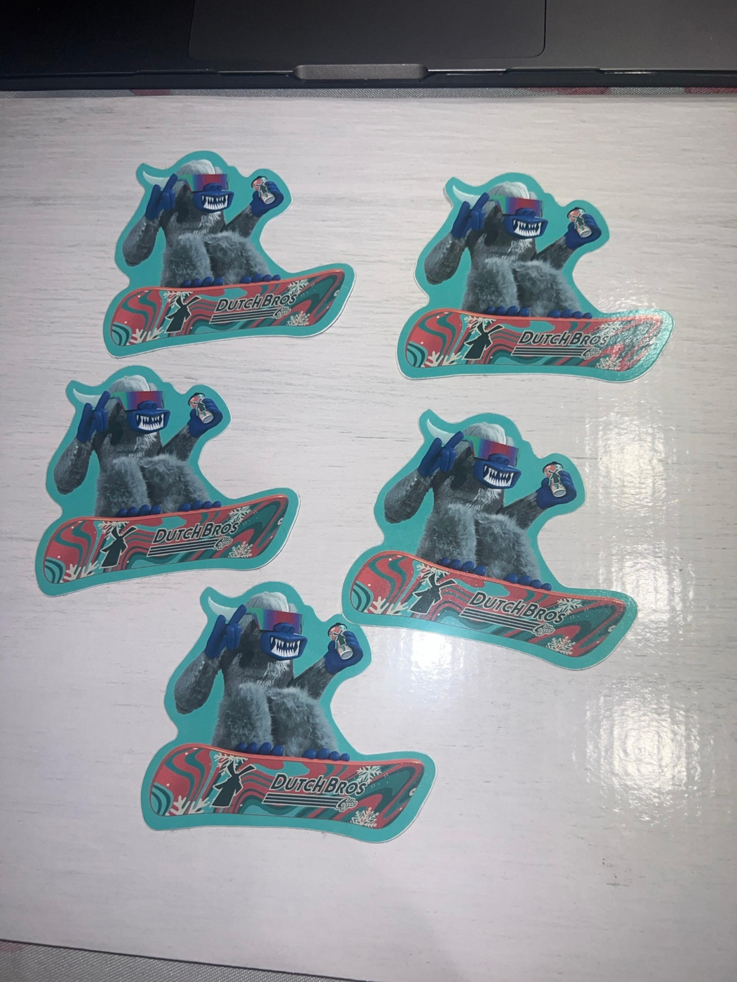Dutch Bros stickers