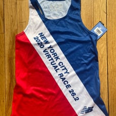 New Balance 2020 NYC Marathon Virtual Singlet Ladies Small NWT