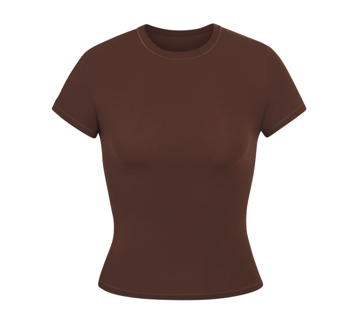 Skims Fits Everybody T-Shirt XS Cocoa color