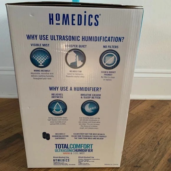 Homedics Total Comfort Ultrasonic Humidifier