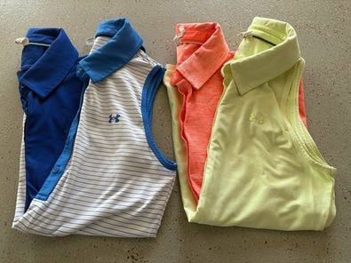 6 Women’s Under Armour Golf Polo’s (XS)