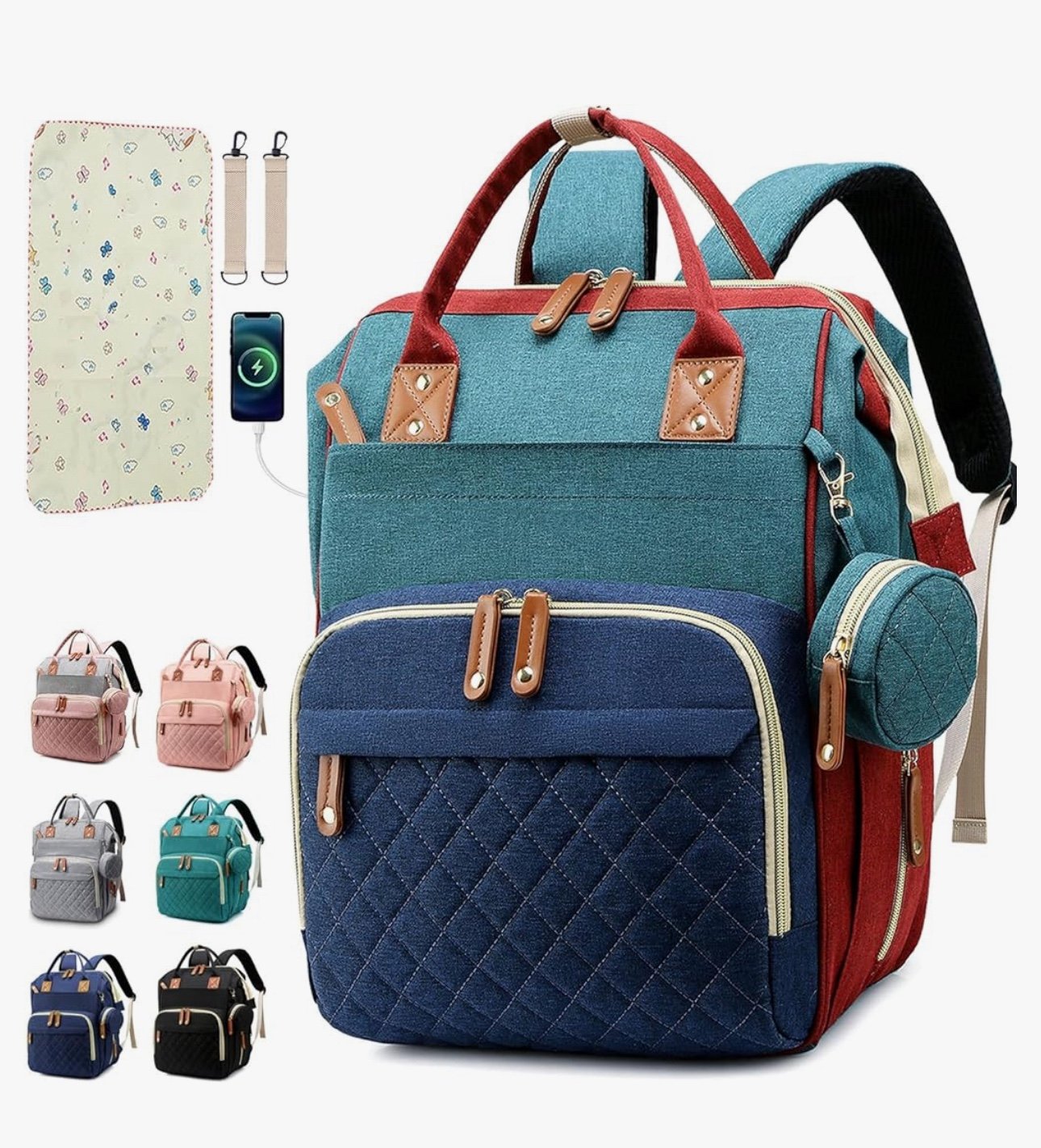 Diaper bag purse