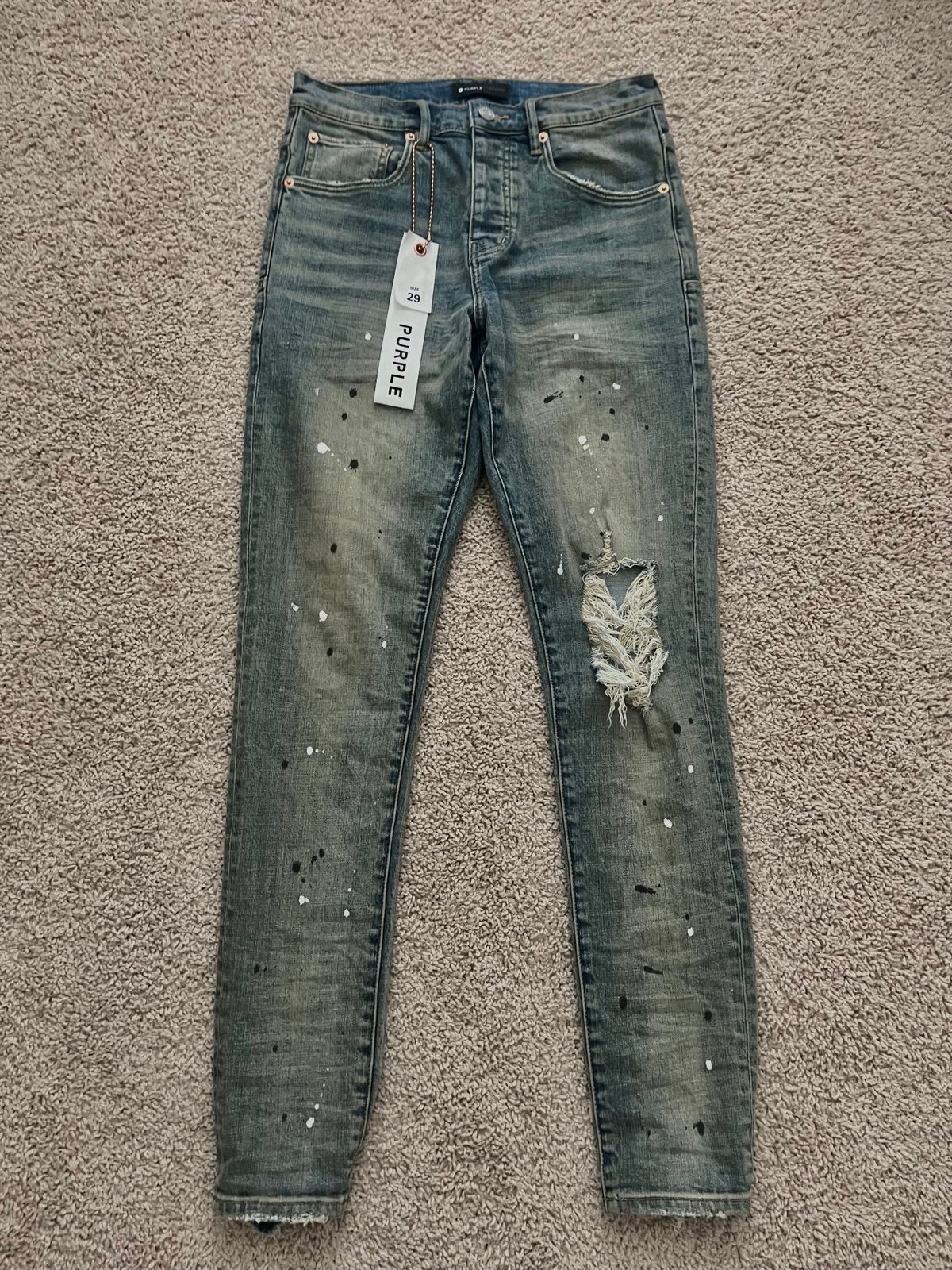 P002 Mid Indigo Destroy Paint