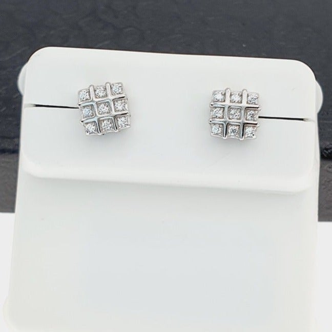 925 sterling silver luxury CZ earrings for women/girls, Best for gift, RJUS2210