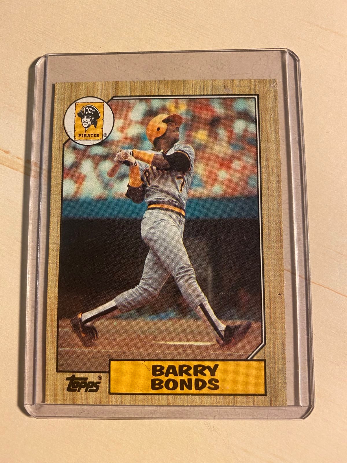 1987 Barry Bonds #320 Error Rookie Card