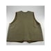 Vintage Susan Bristol Sweater Vest Womens Size 1 W Green Brown Embroider Wool 95