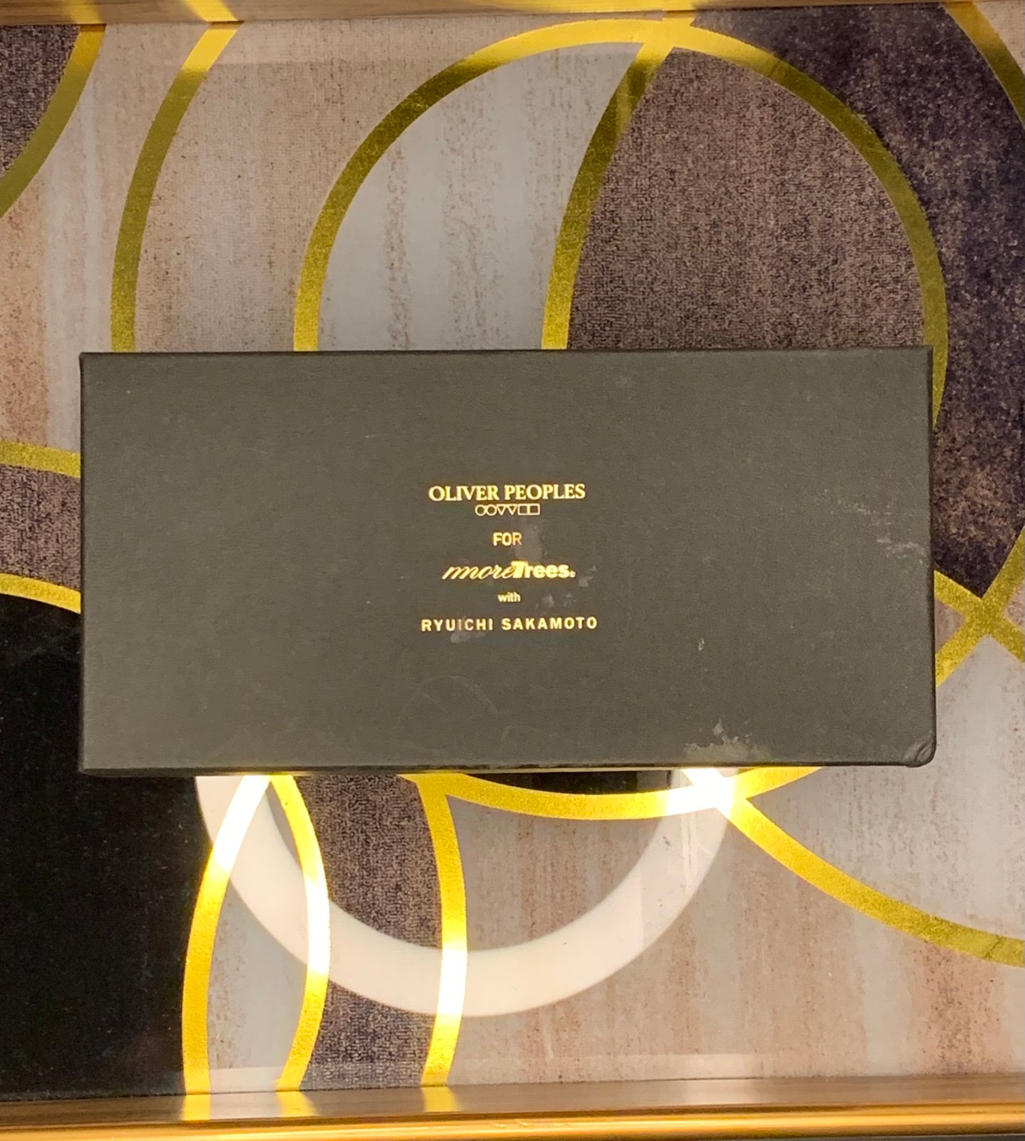 Ryuichi Sakamoto / Oliver Peoples moreTrees Eyeglass Case