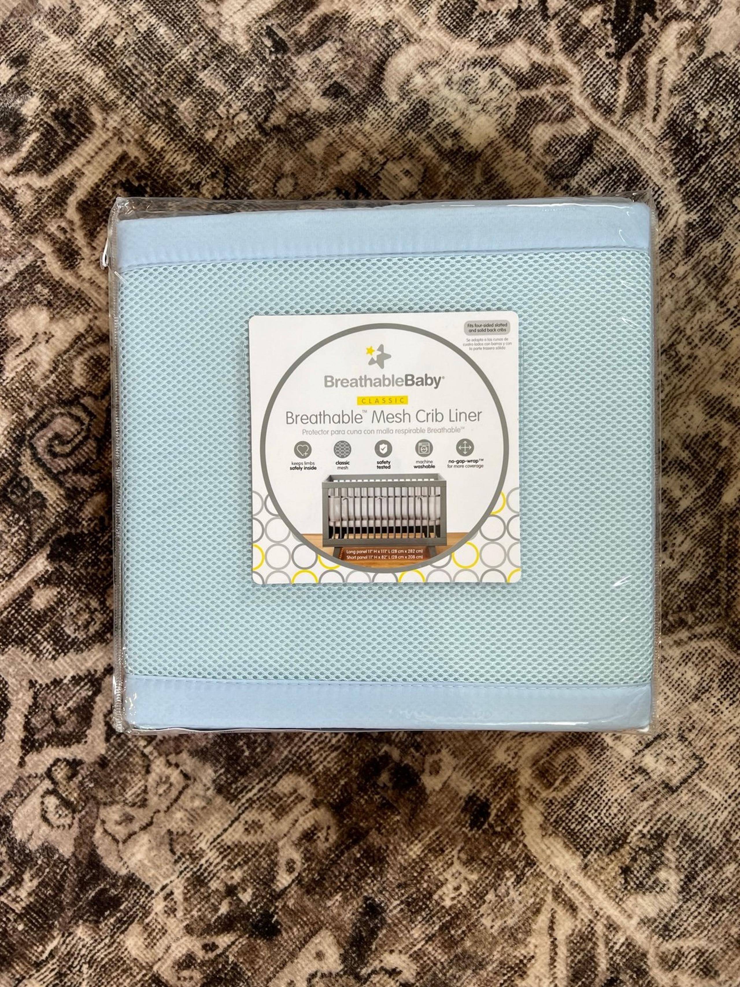 Breathable Baby Mesh Crib Liner