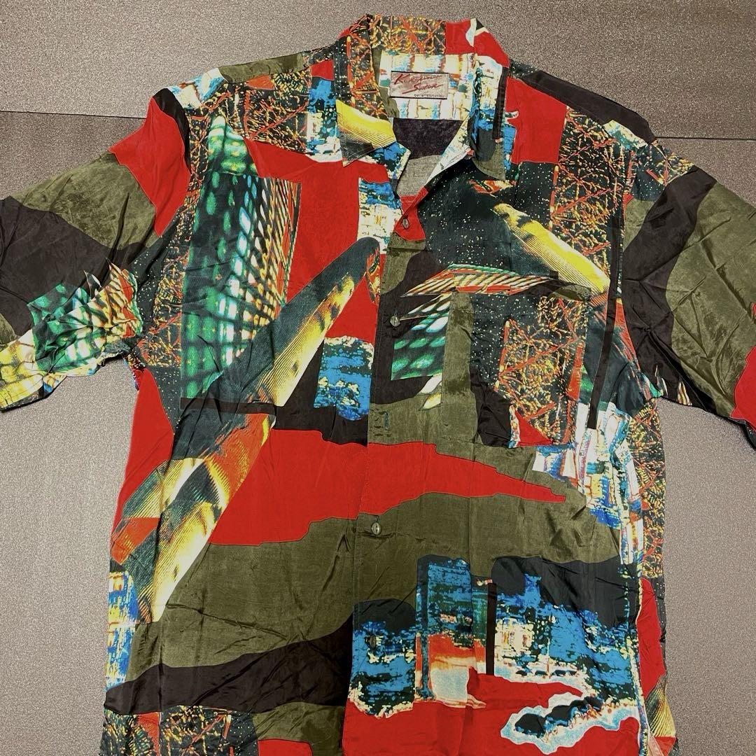 Extremely Rare Aston Borlauge Koshin Sato Aloha Shirt, 1980s