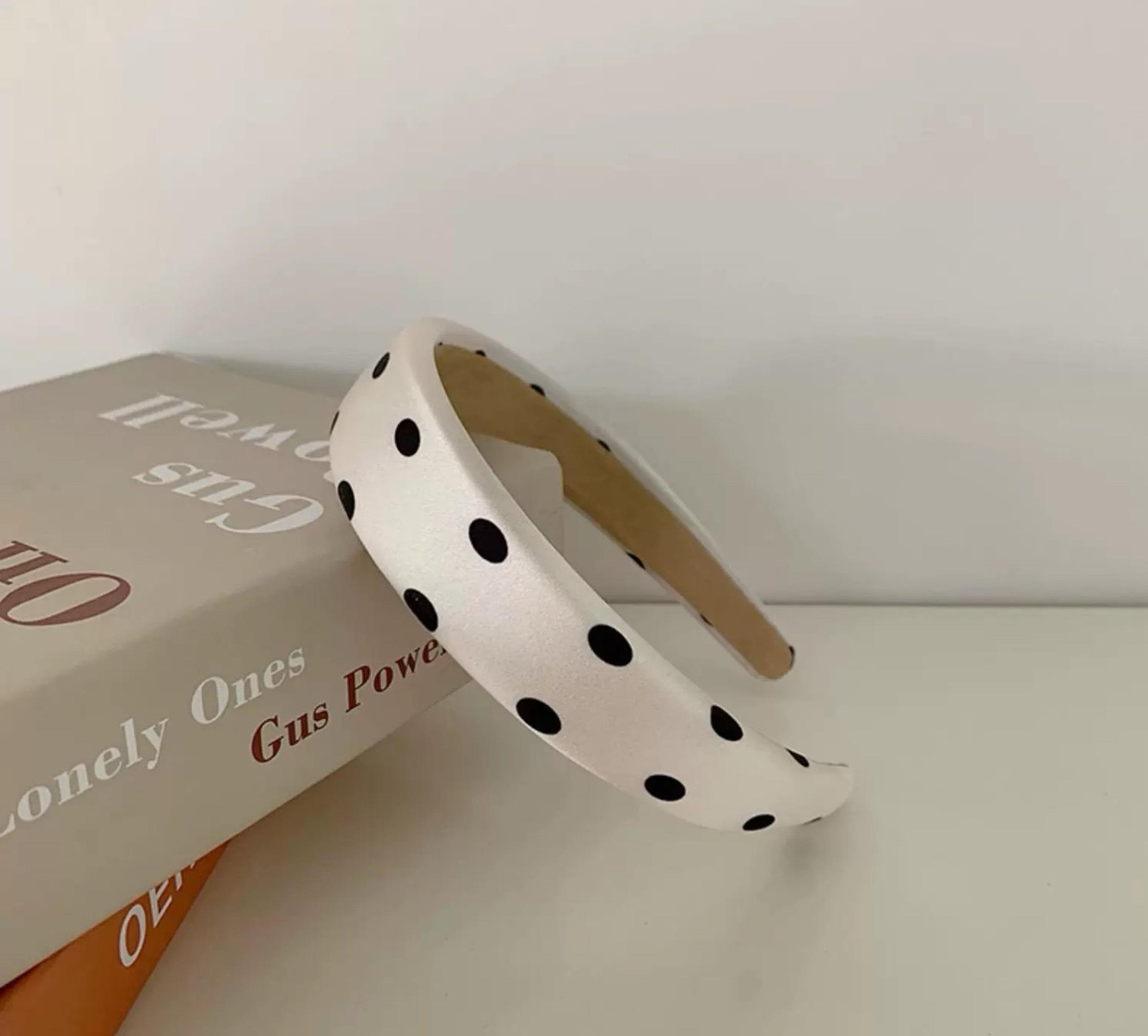Satin Polka Dot Hairband for Women