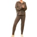 Main Strip Cozy Around Town Jogger Set Charcoal Gray Size Small NWT