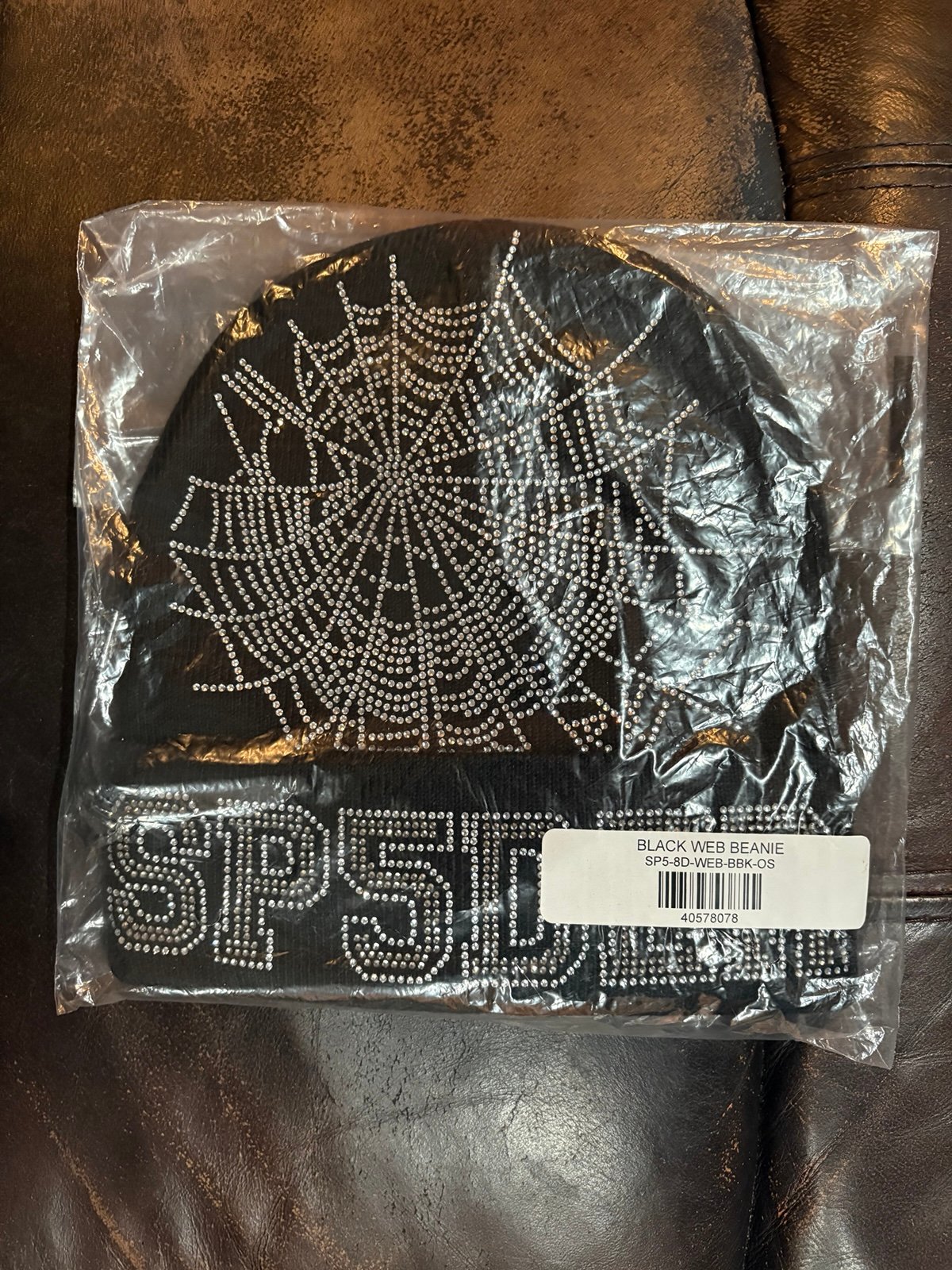 AUTHENTIC Sp5der Web Beanie Black