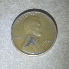 1940 WHEAT PENNY - No mint mark ERROR RARE 1 cent coin - circulated