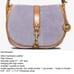 Michael Kors Jamie Large Suede Crossbody Messenger Lilac